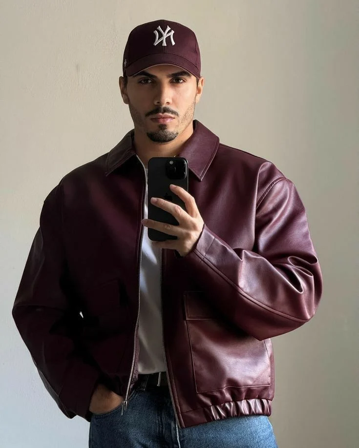 19 Men Winter Leather Jacket Ideas to Wear When the Temperature Drops 10 myracasual 1768913708