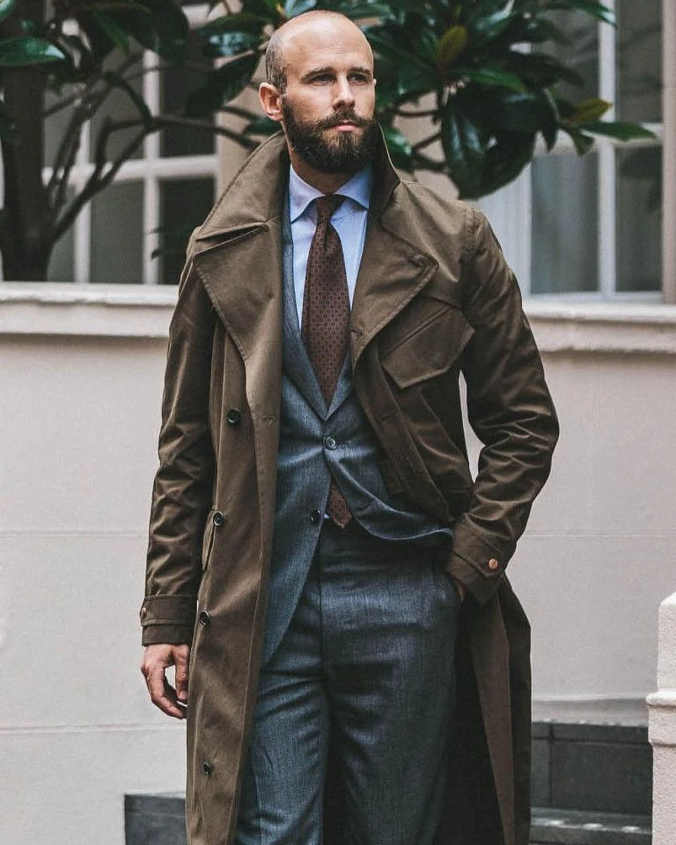 Men Winter Trench Coat: 20 Looks You Can Copy Right Now 13 permanentstylelondon 1505646883