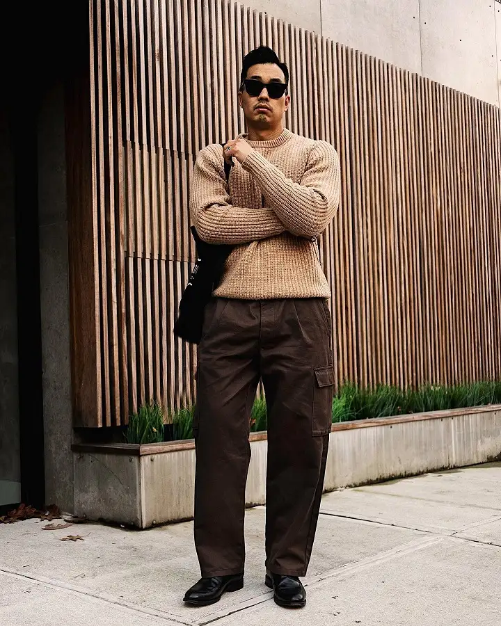 17 Men Winter Pants Outfits With Cords, Wool, Denim and Cargos 2 randallwestmore 1701191629